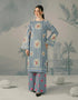 Unstitched Digital Printed Lawn 2-Pc