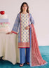 Elysian Lawn 3PC Unstitched Suit 36-De-16
