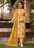 Unstitched Summer Lawn 3pc Suit 105