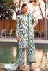 Unstitched Summer Lawn 3pc Suit 107