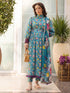 Unstitched Summer Lawn 3pc Suit 101