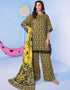 Unstitched Premium 3pc Printed Lawn Suit