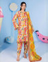 Unstitched Premium 3pc Printed Lawn Suit
