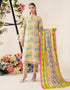 Unstitched 3pc Printed Lawn Suit