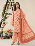 Unstitched 3pc Printed Lawn Suit