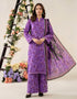 Unstitched 3pc Printed Lawn Suit