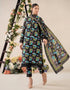 Unstitched 3pc Printed Lawn Suit